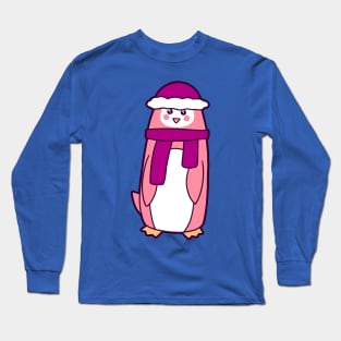 Pink Penguin Long Sleeve T-Shirt